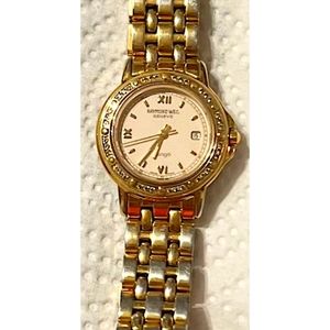 Raymond Weil Tango Diamond Gold Plated Watch